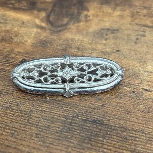 1928 Silver Filigree Brooch